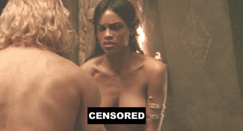 Rosario Dawson nude showing her big tits - Celeb Jihad Celebrity Porn